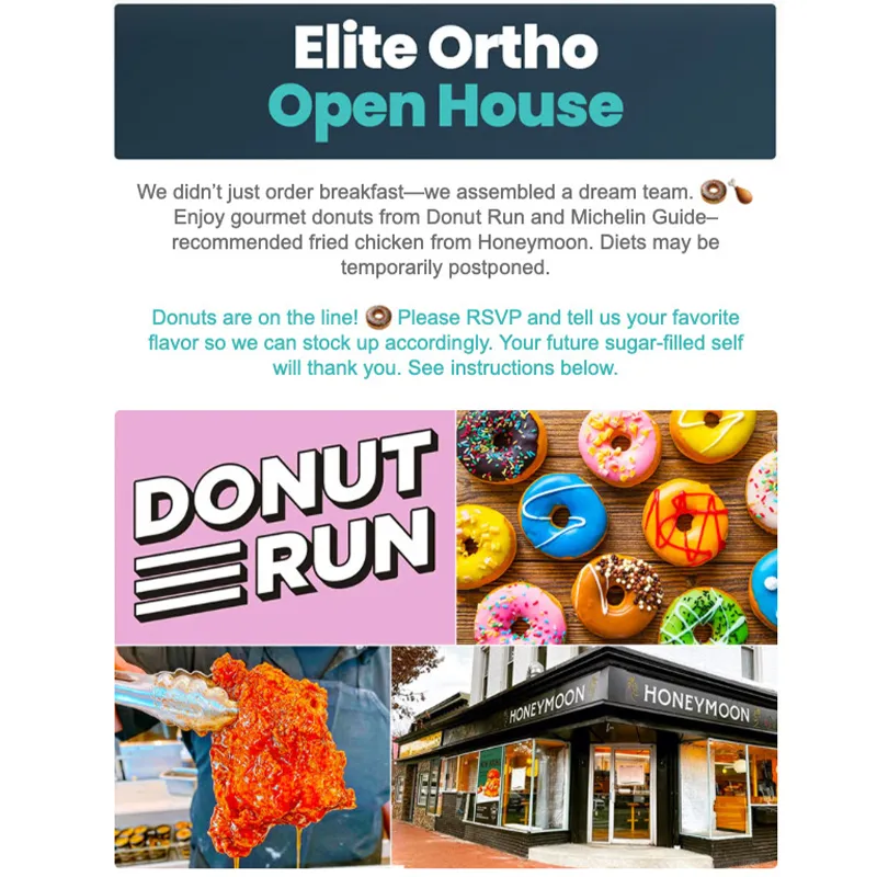 Seasonal campaign example